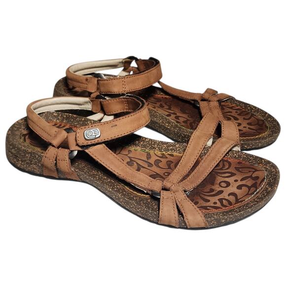 Teva Ventura Cork Sandals Women's Size 8.5 6510 Strappy Adjustable Comfy Boho - Picture 1 of 7